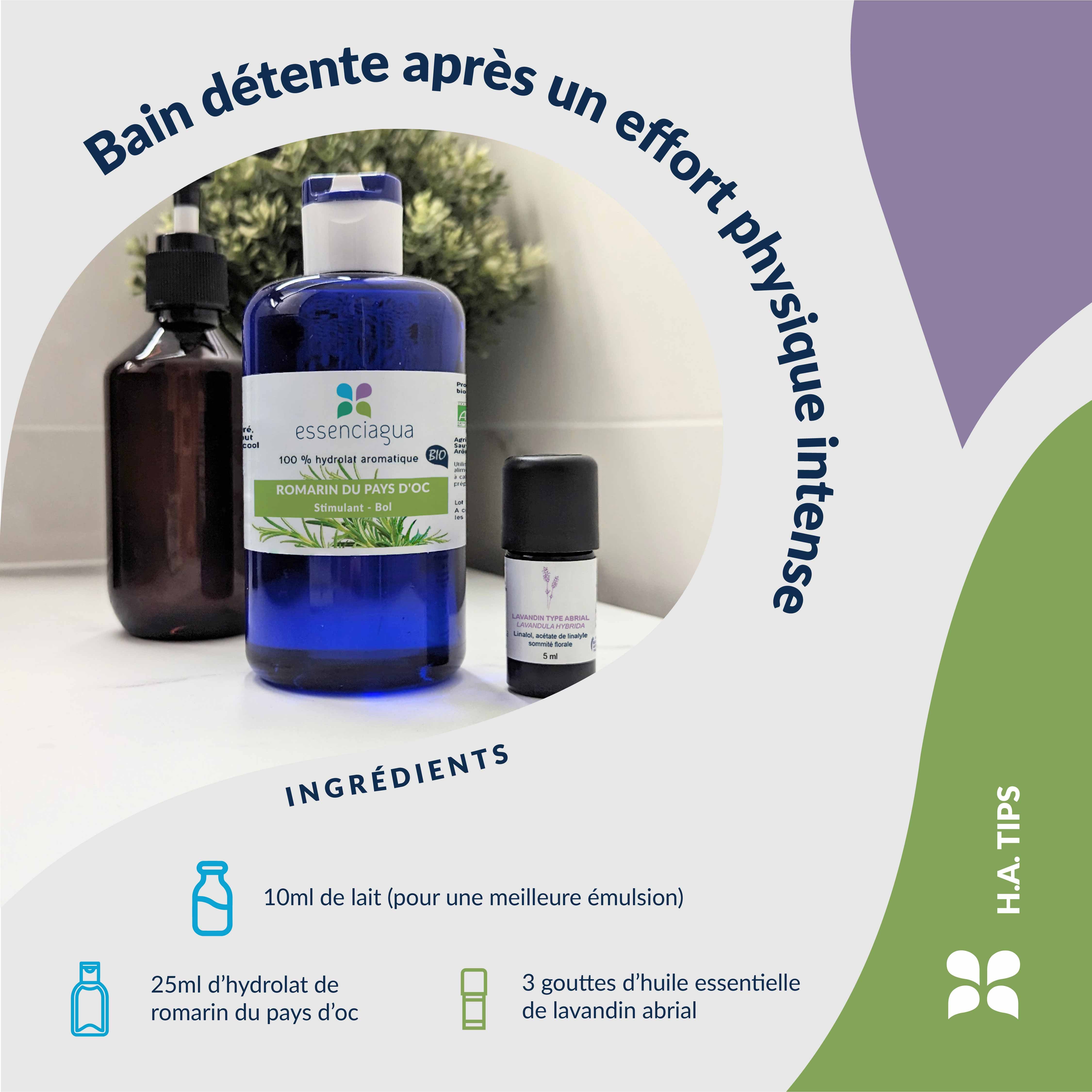 Faites-vous plaisir en plongeant dans un bain chaud aromatisé !