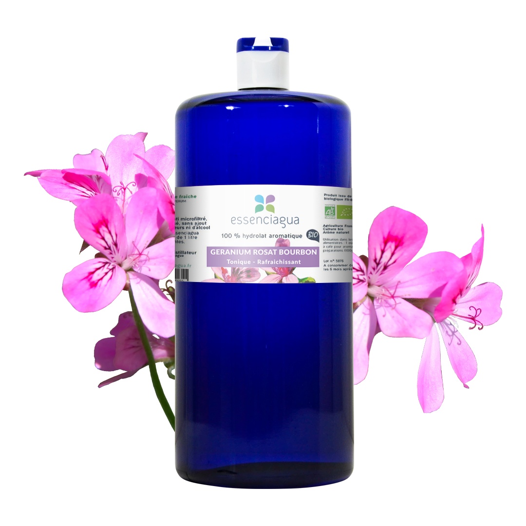 Hydrolat de Géranium rosat bourbon 100% Bio et Artisanal — photo 3