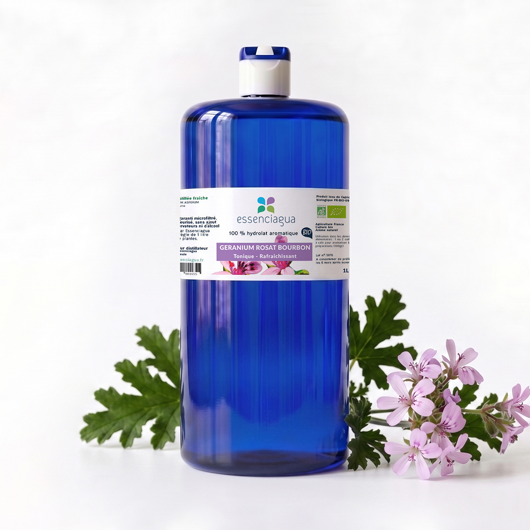 Hydrolat de Géranium rosat bourbon 100% Bio et Artisanal — photo 3