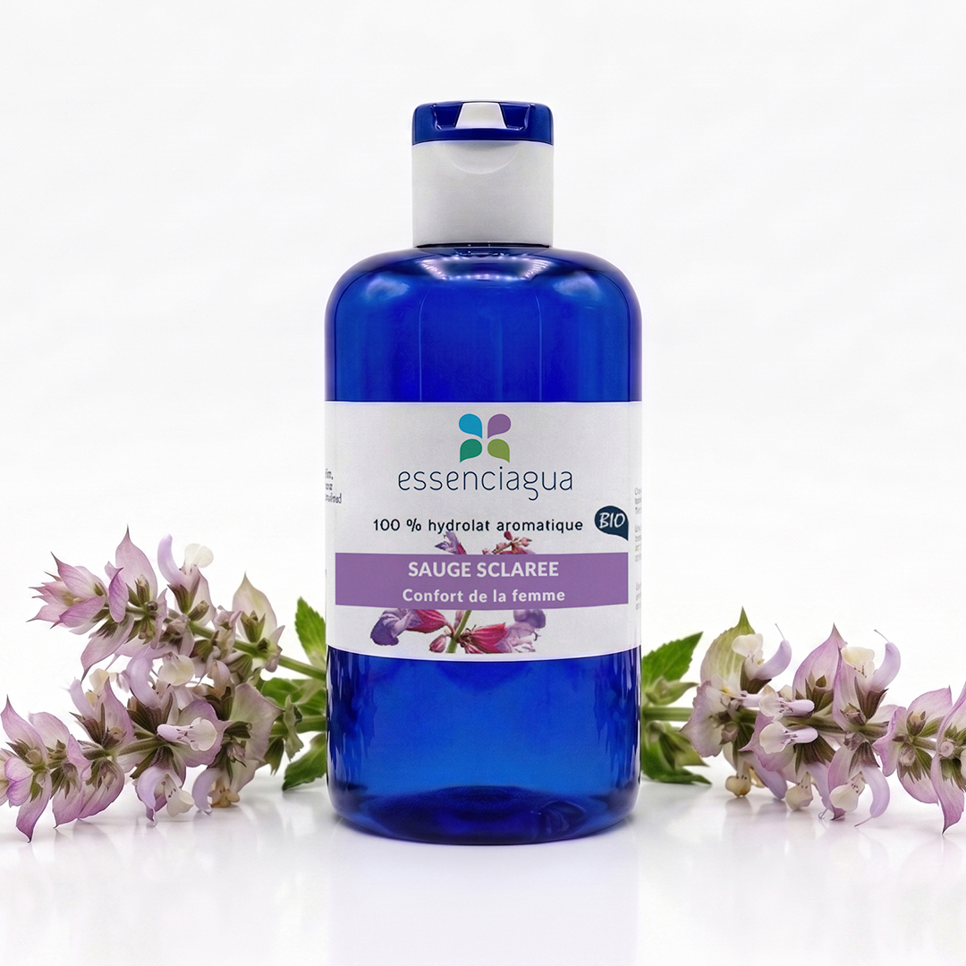 Hydrolat de Sauge sclarée 100% Bio et Artisanal