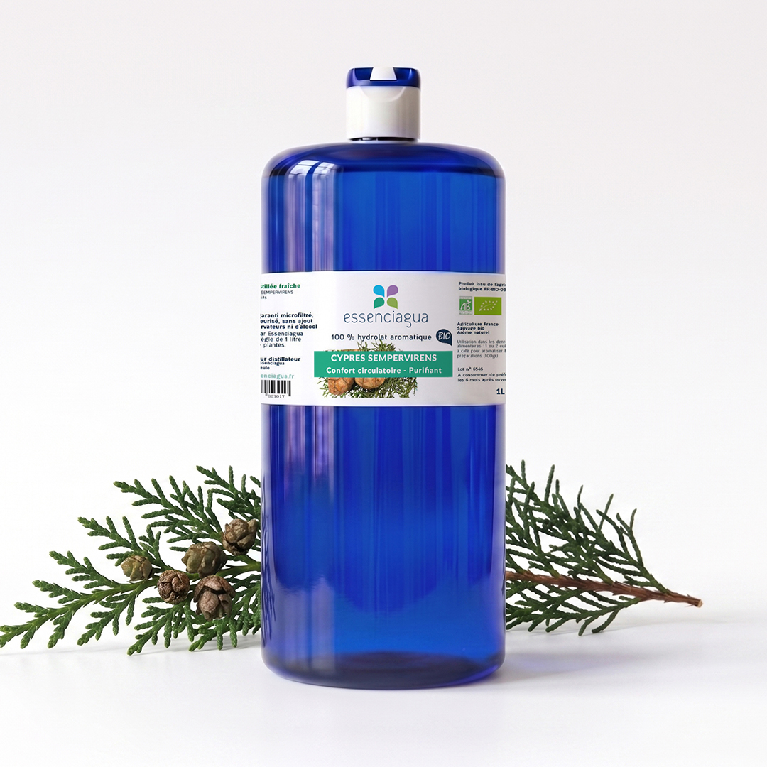 Hydrolat de Cyprès toujours vert 100% Bio et Artisanal — photo 3