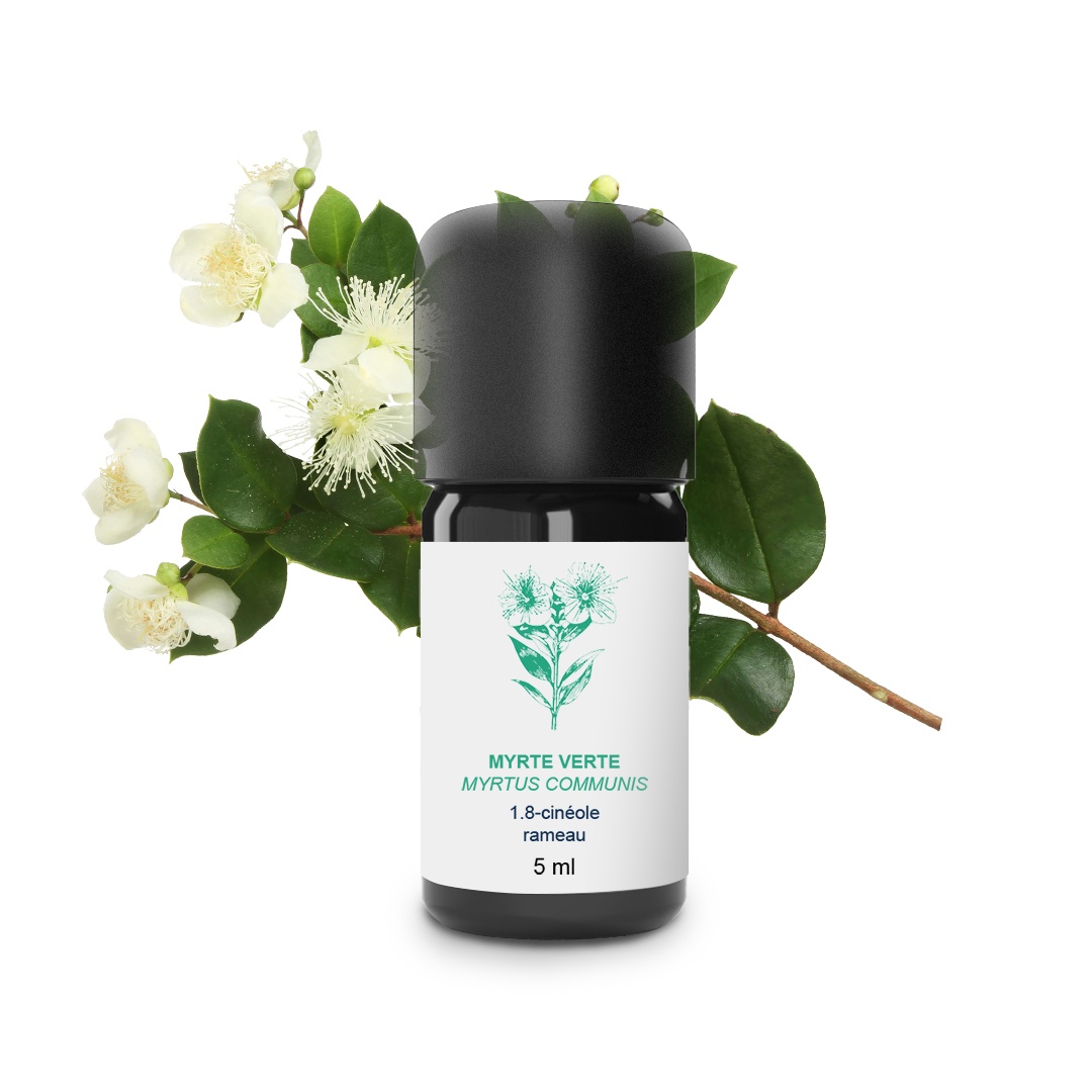 Huile Essentielle de Myrte verte 100% Bio et Artisanal