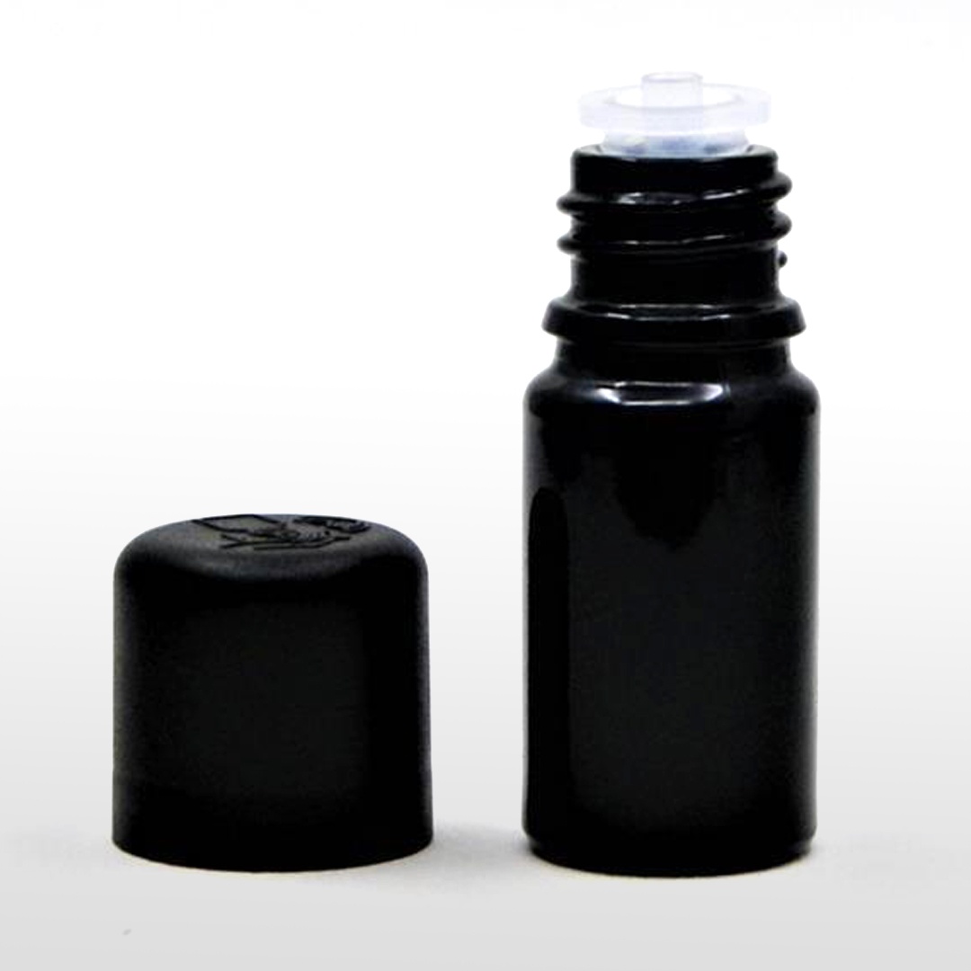 Flacon verre compte gouttes 5ml